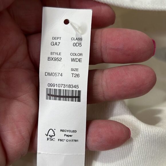 J. Crew Tall high-rise superwide-leg jean in white size 26T NWT - Picture 10 of 13